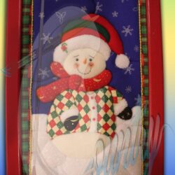 Cuadro Muñeco Nieve Saco